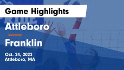 Attleboro  vs Franklin  Game Highlights - Oct. 24, 2022