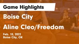 Boise City  vs Aline Cleo/Freedom Game Highlights - Feb. 10, 2022