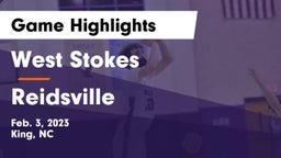 West Stokes  vs Reidsville  Game Highlights - Feb. 3, 2023