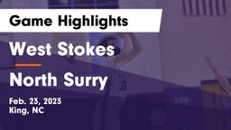 West Stokes  vs North Surry  Game Highlights - Feb. 23, 2023