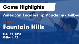 American Leadership Academy - Gilbert  vs Fountain Hills  Game Highlights - Feb. 13, 2020