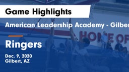 American Leadership Academy - Gilbert  vs Ringers Game Highlights - Dec. 9, 2020