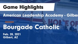 American Leadership Academy - Gilbert  vs Bourgade Catholic  Game Highlights - Feb. 28, 2021