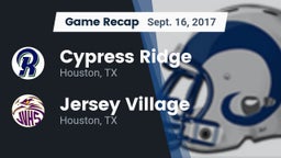 Recap: Cypress Ridge  vs. Jersey Village  2017
