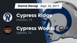 Recap: Cypress Ridge  vs. Cypress Woods  2017