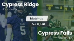Matchup: Cypress Ridge High vs. Cypress Falls  2017