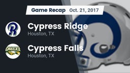 Recap: Cypress Ridge  vs. Cypress Falls  2017