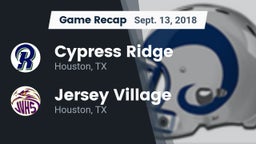 Recap: Cypress Ridge  vs. Jersey Village  2018