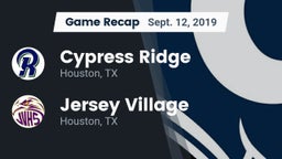 Recap: Cypress Ridge  vs. Jersey Village  2019