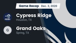 Recap: Cypress Ridge  vs. Grand Oaks  2020