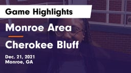 Monroe Area  vs Cherokee Bluff   Game Highlights - Dec. 21, 2021