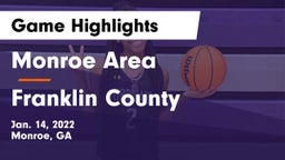 Monroe Area  vs Franklin County  Game Highlights - Jan. 14, 2022