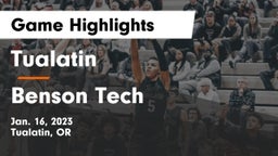 Tualatin  vs Benson Tech  Game Highlights - Jan. 16, 2023