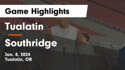Tualatin  vs Southridge  Game Highlights - Jan. 8, 2024
