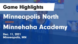Minneapolis North  vs Minnehaha Academy Game Highlights - Dec. 11, 2021