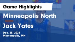 Minneapolis North  vs Jack Yates  Game Highlights - Dec. 28, 2021