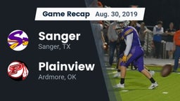 Recap: Sanger  vs. Plainview  2019