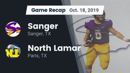 Recap: Sanger  vs. North Lamar  2019