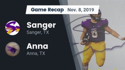 Recap: Sanger  vs. Anna  2019