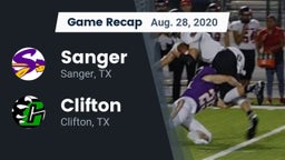 Recap: Sanger  vs. Clifton  2020