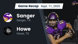 Recap: Sanger  vs. Howe  2020