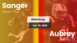Matchup: Sanger  vs. Aubrey  2020