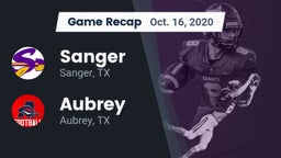 Recap: Sanger  vs. Aubrey  2020