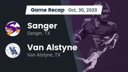 Recap: Sanger  vs. Van Alstyne  2020