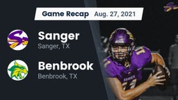 Recap: Sanger  vs. Benbrook  2021