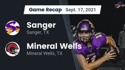 Recap: Sanger  vs. Mineral Wells  2021