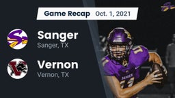 Recap: Sanger  vs. Vernon  2021