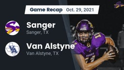 Recap: Sanger  vs. Van Alstyne  2021