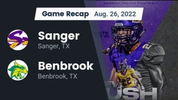Recap: Sanger  vs. Benbrook  2022