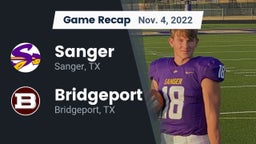 Recap: Sanger  vs. Bridgeport  2022