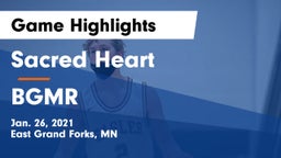 Sacred Heart  vs BGMR Game Highlights - Jan. 26, 2021