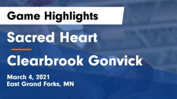 Sacred Heart  vs Clearbrook Gonvick  Game Highlights - March 4, 2021