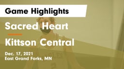 Sacred Heart  vs Kittson Central  Game Highlights - Dec. 17, 2021