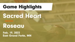 Sacred Heart  vs Roseau  Game Highlights - Feb. 19, 2022