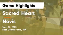 Sacred Heart  vs Nevis  Game Highlights - Jan. 21, 2023