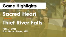 Sacred Heart  vs Thief River Falls  Game Highlights - Feb. 7, 2023
