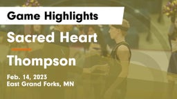 Sacred Heart  vs Thompson  Game Highlights - Feb. 14, 2023