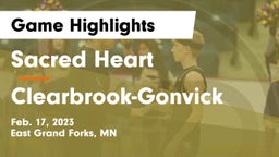 Sacred Heart  vs Clearbrook-Gonvick  Game Highlights - Feb. 17, 2023