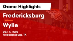 Fredericksburg  vs Wylie  Game Highlights - Dec. 5, 2020