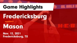 Fredericksburg  vs Mason  Game Highlights - Nov. 12, 2021