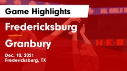 Fredericksburg  vs Granbury  Game Highlights - Dec. 10, 2021