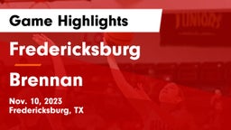 Fredericksburg  vs Brennan  Game Highlights - Nov. 10, 2023