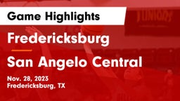 Fredericksburg  vs San Angelo Central  Game Highlights - Nov. 28, 2023