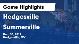 Hedgesville  vs Summerville  Game Highlights - Dec. 30, 2019