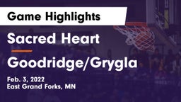 Sacred Heart  vs Goodridge/Grygla  Game Highlights - Feb. 3, 2022