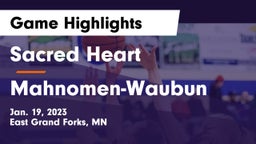 Sacred Heart  vs Mahnomen-Waubun  Game Highlights - Jan. 19, 2023